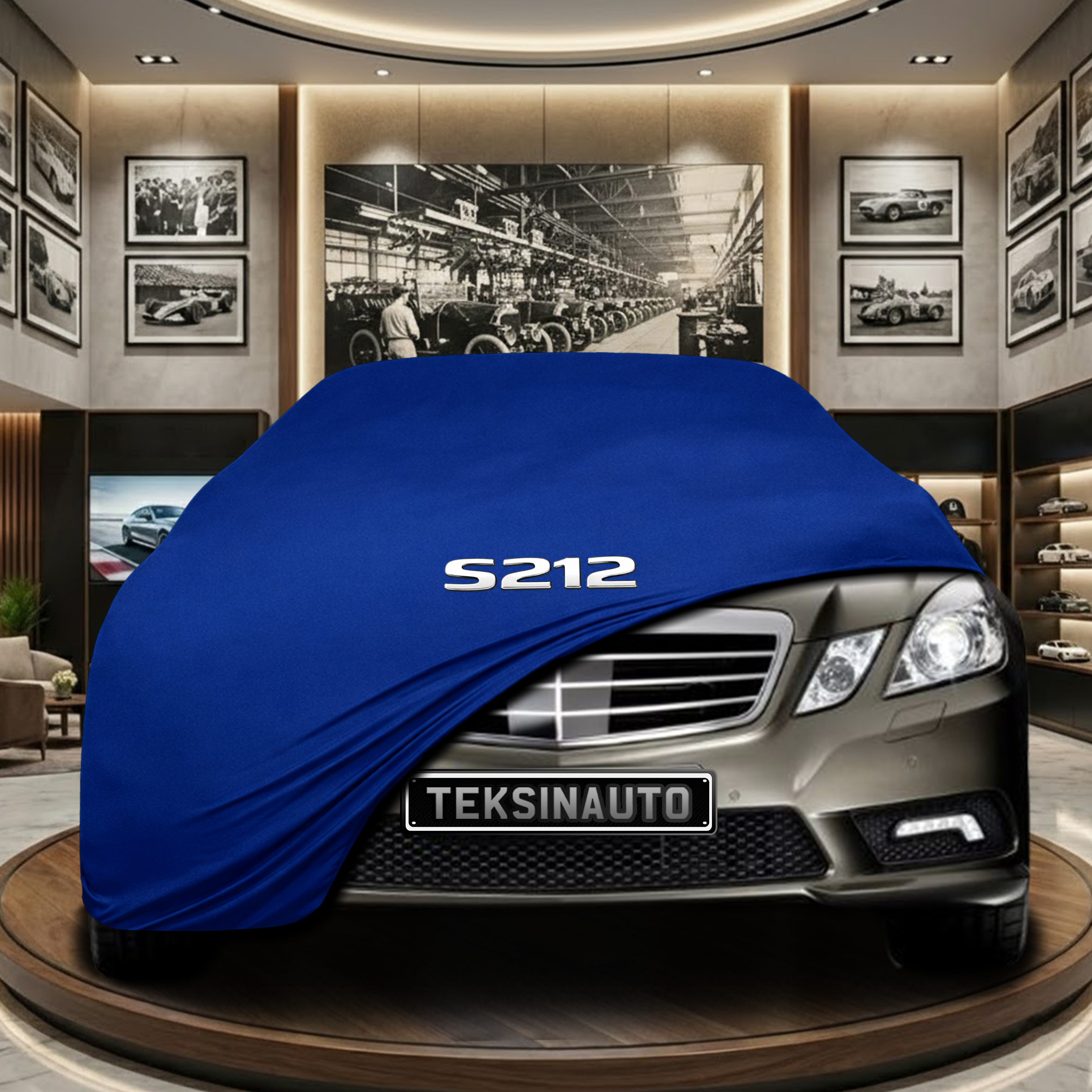 Mercedes Benz E S212 Station Wagon Indoor Car Cover Custom Fit, Black, Gray, Blue, Red Color