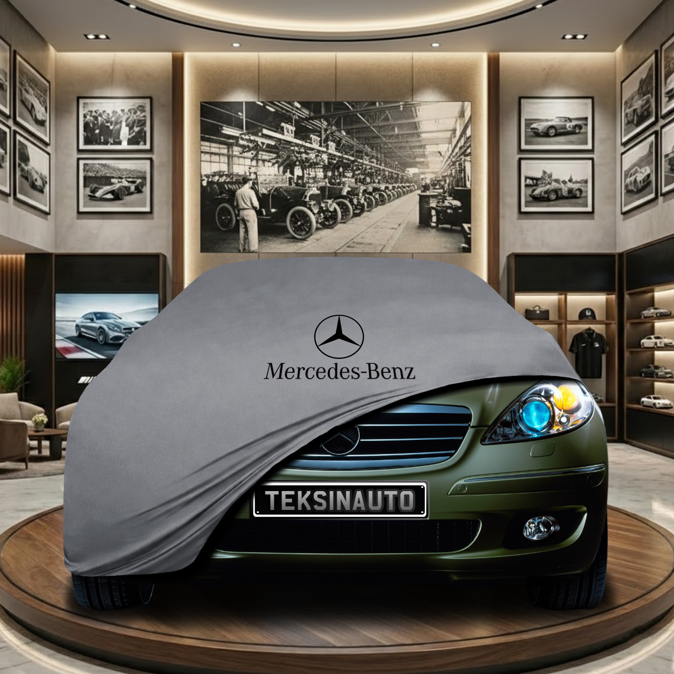 MERCEDES A W169 2004-2009 Car Cover Custom Fit, Black, Gray, Blue, Red Color