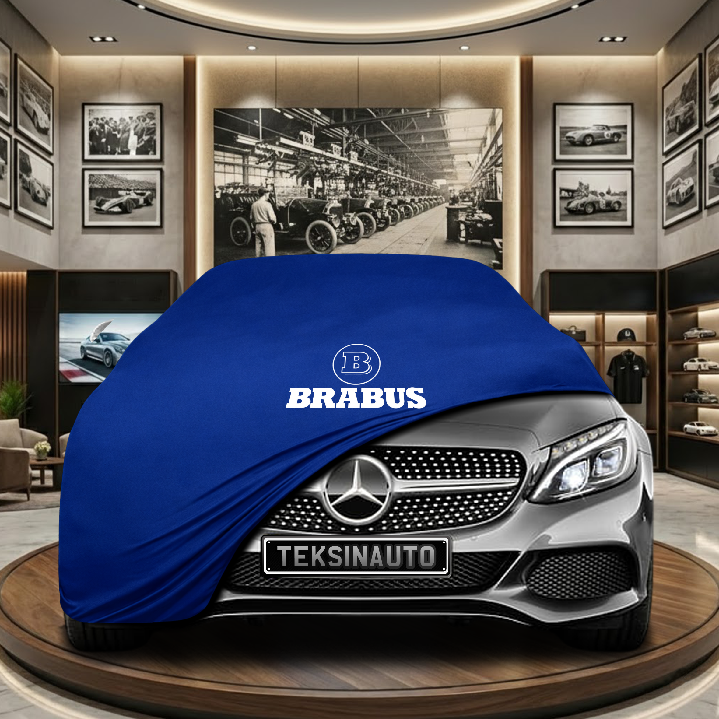 MERCEDES C A205 CABRİO 2014-2021 Car Cover Custom Fit, Black, Gray, Blue, Red Color