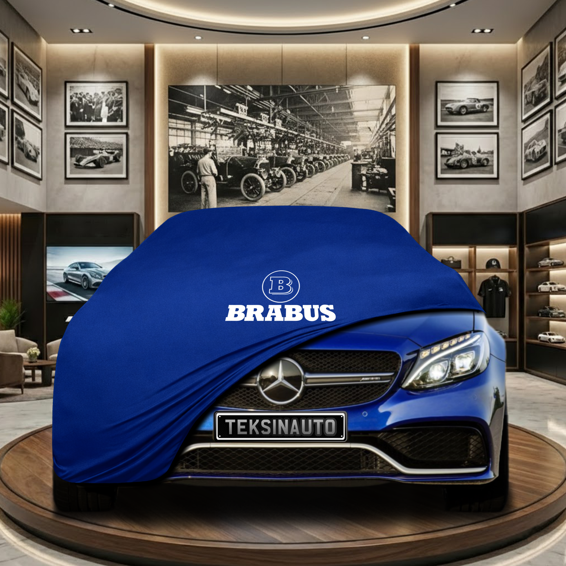 Mercedes Benz C S205 Station Wagon Indoor Car Cover Custom Fit, Black, Gray, Blue, Red Color