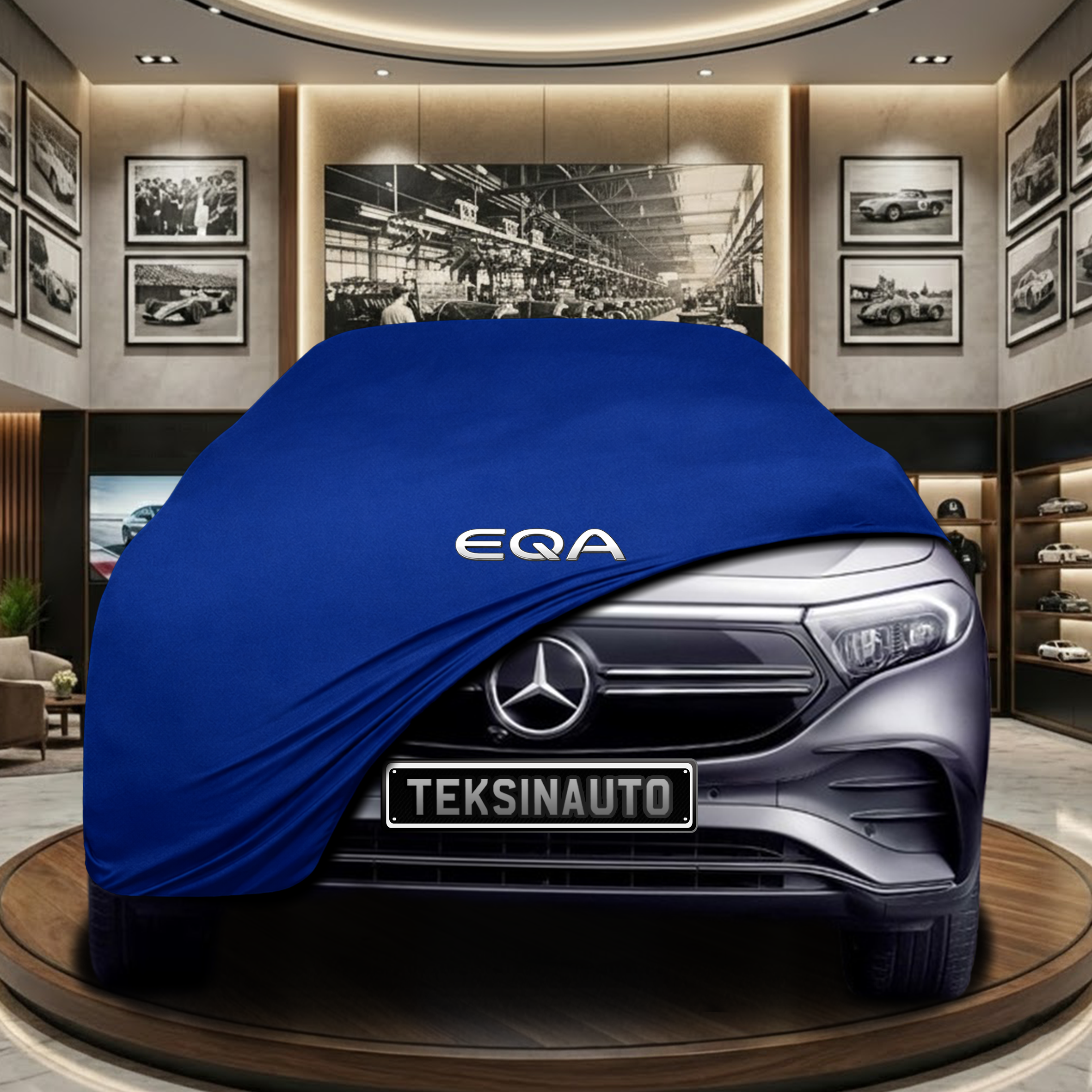 MERCEDES EQA 2021- Indoor Car Cover Custom Fit, Black, Gray, Blue, Red Color