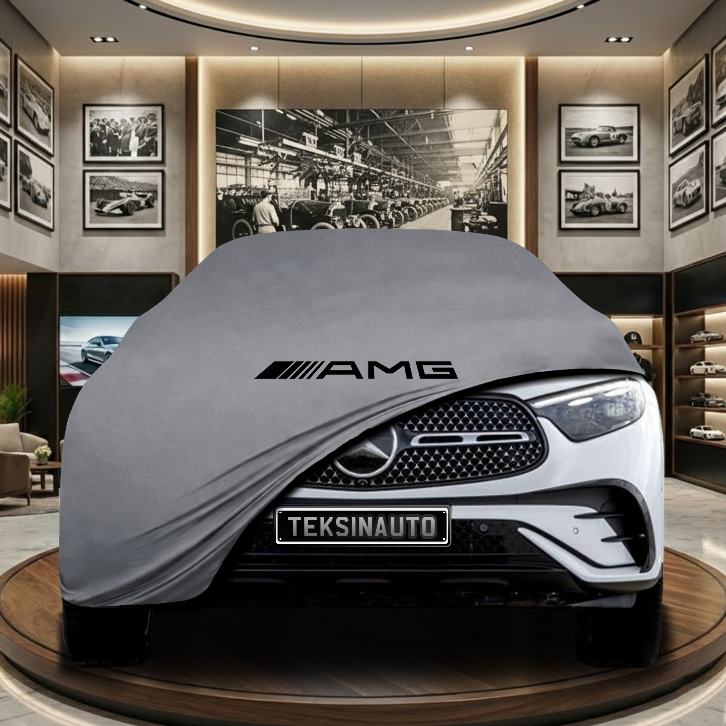Mercedes Benz GLC X254 Indoor Car Cover Custom Fit, Black, Gray, Blue, Red Color