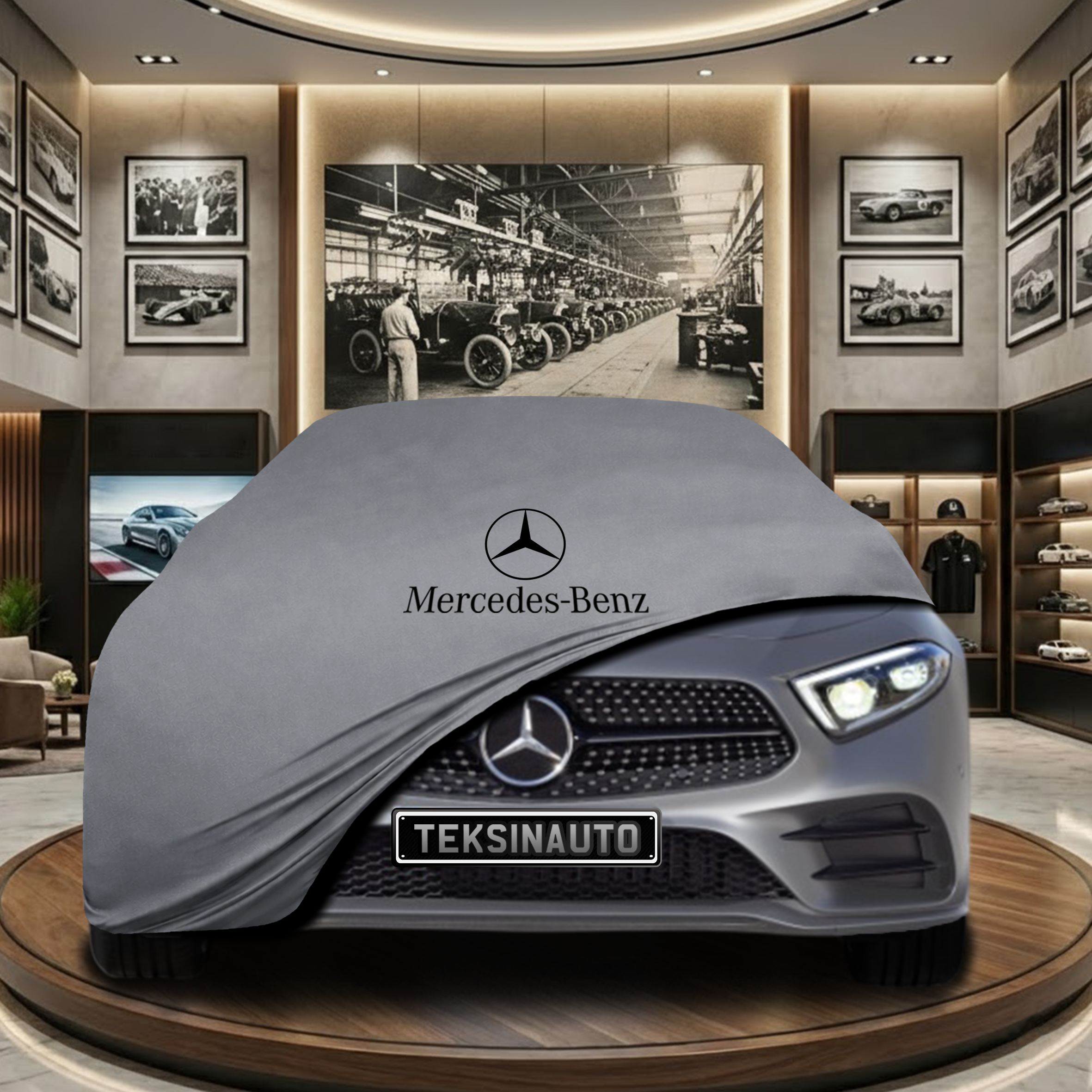 MERCEDES CLS W257 2018-  Indoor Car Cover Custom Fit, Black, Gray, Blue, Red Color