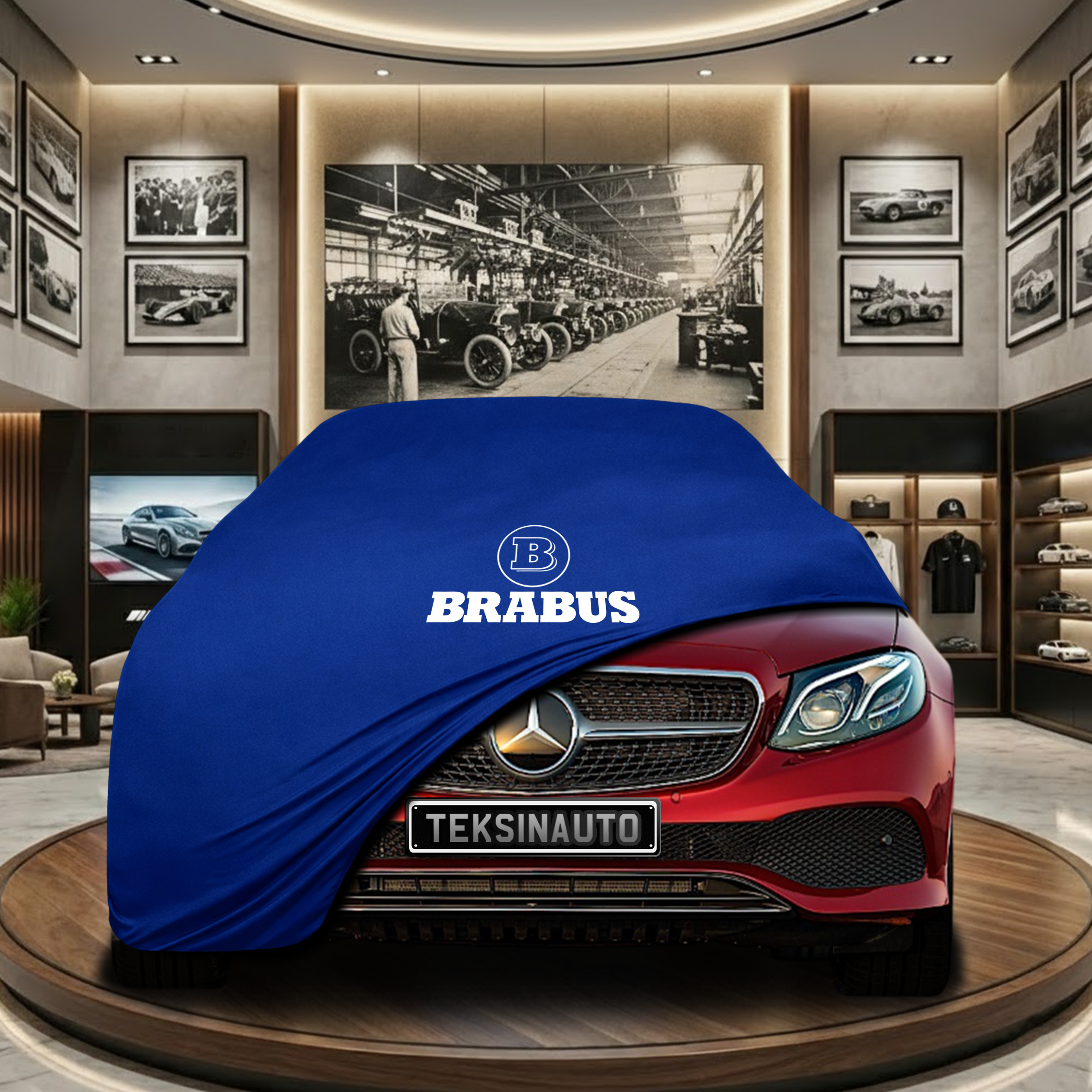 MERCEDES E C238 COUPE 2016-2023 Indoor Car Cover Custom Fit, Black, Gray, Blue, Red Color