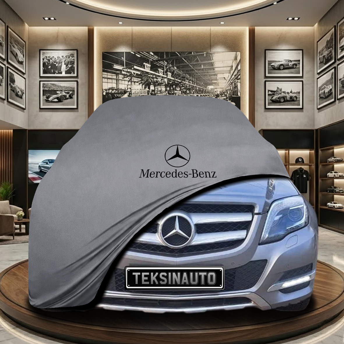 MERCEDES GLK X204 2008-2015 Indoor Car Cover Custom Fit, Black, Gray, Blue, Red Color