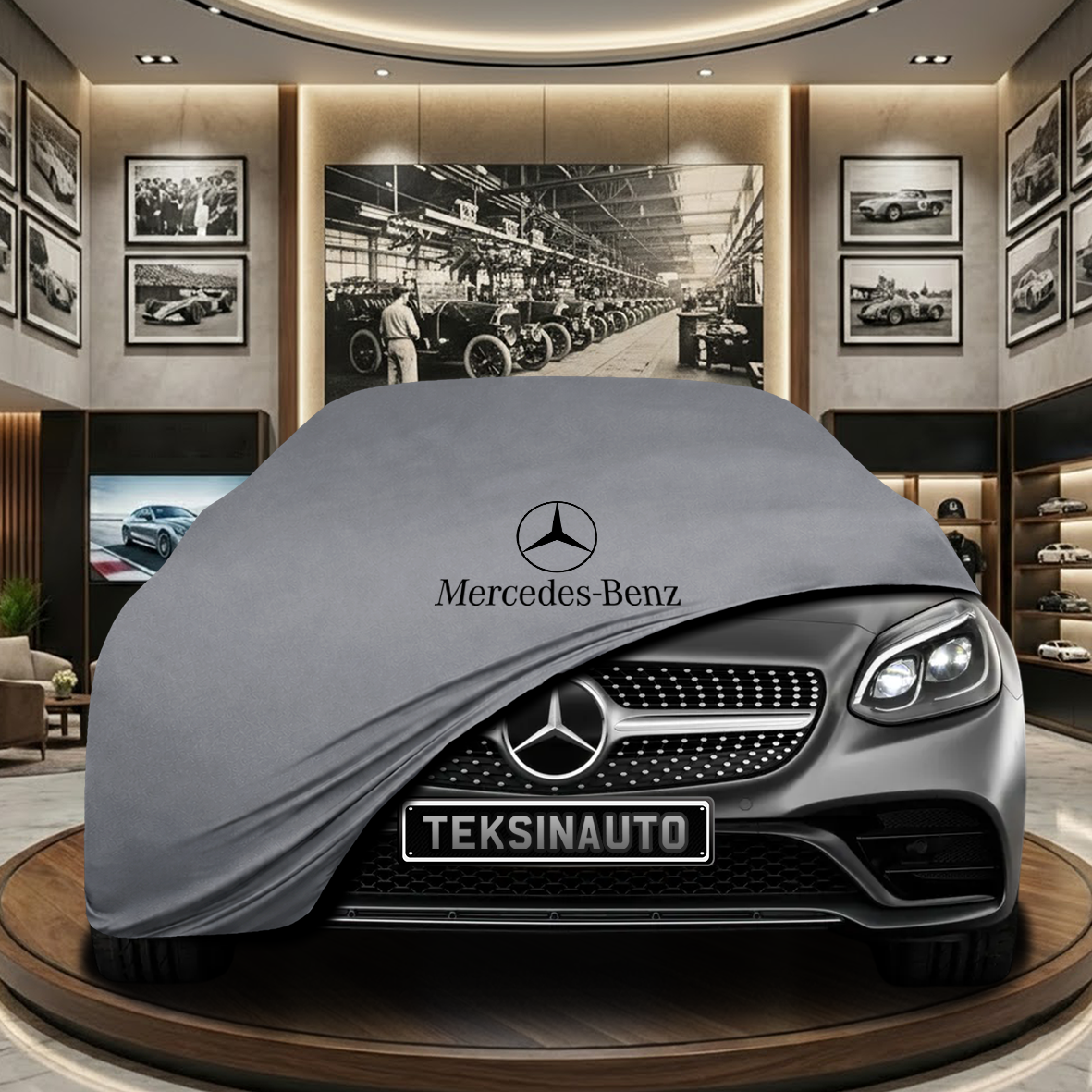 MERCEDES SLC R173 Indoor Car Cover Custom Fit, Black, Gray, Blue, Red Color