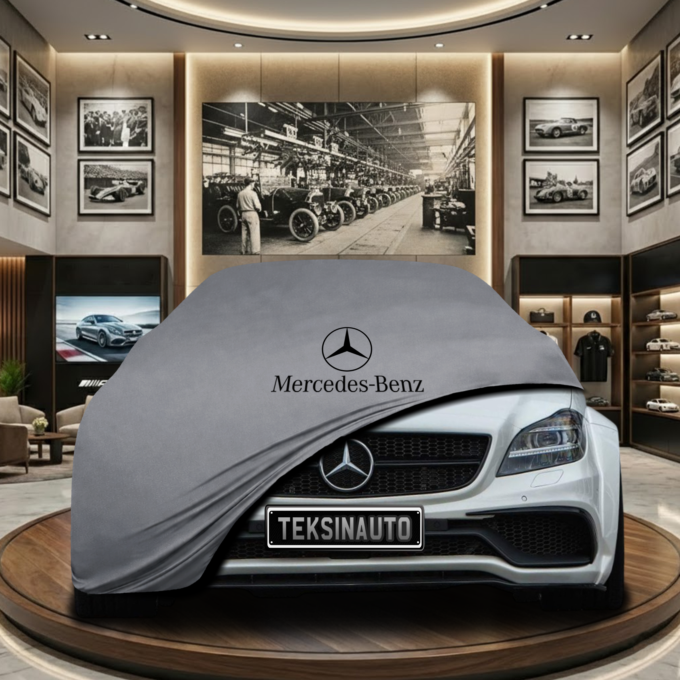 MERCEDES CLS X218 SW 2010-2018 Indoor Car Cover Custom Fit, Black, Gray, Blue, Red Color