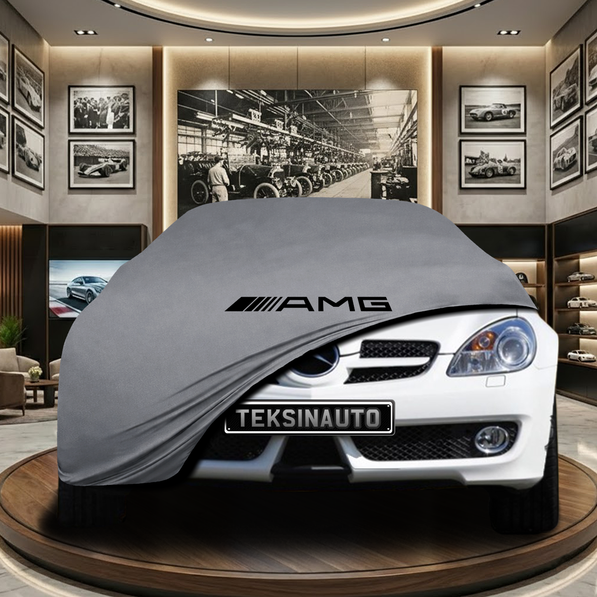 Mercedes Benz SLK R171 Indoor Car Cover Custom Fit, Black, Gray, Blue, Red Color