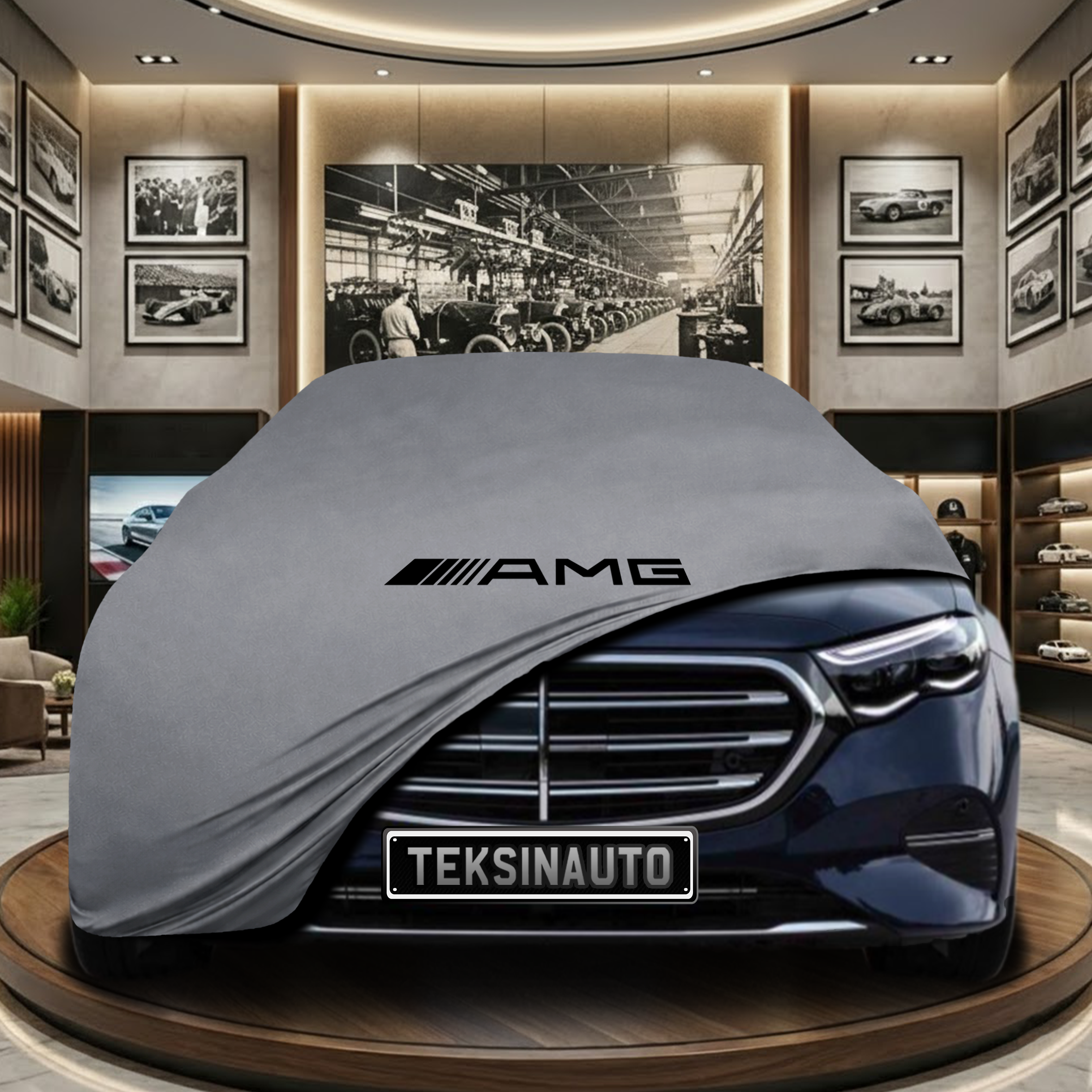 Mercedes Benz E W214 (2023-) Indoor Car Cover Custom Fit, Black, Gray, Blue, Red Color