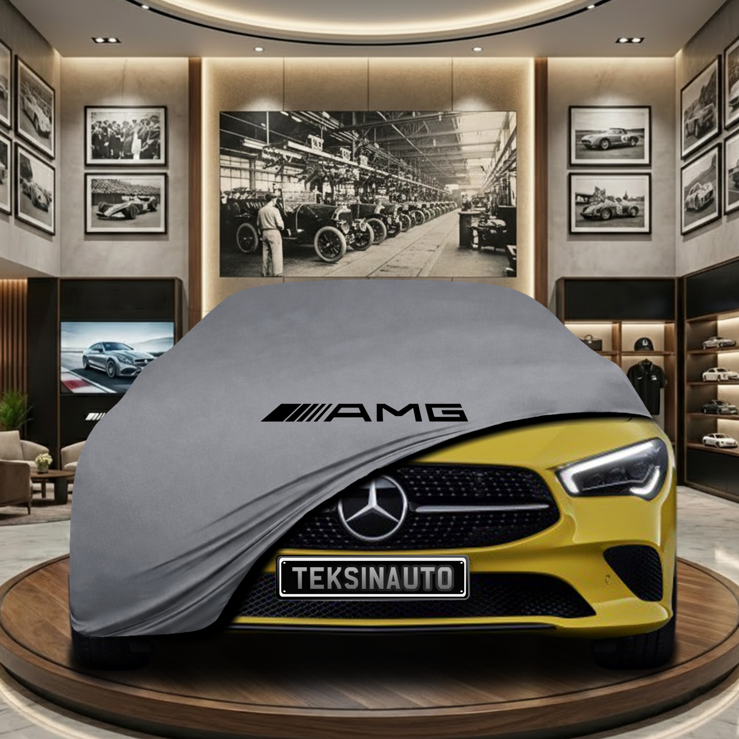 MERCEDES CLA X118 SW 2019-  Indoor Car Cover Custom Fit, Black, Gray, Blue, Red Color