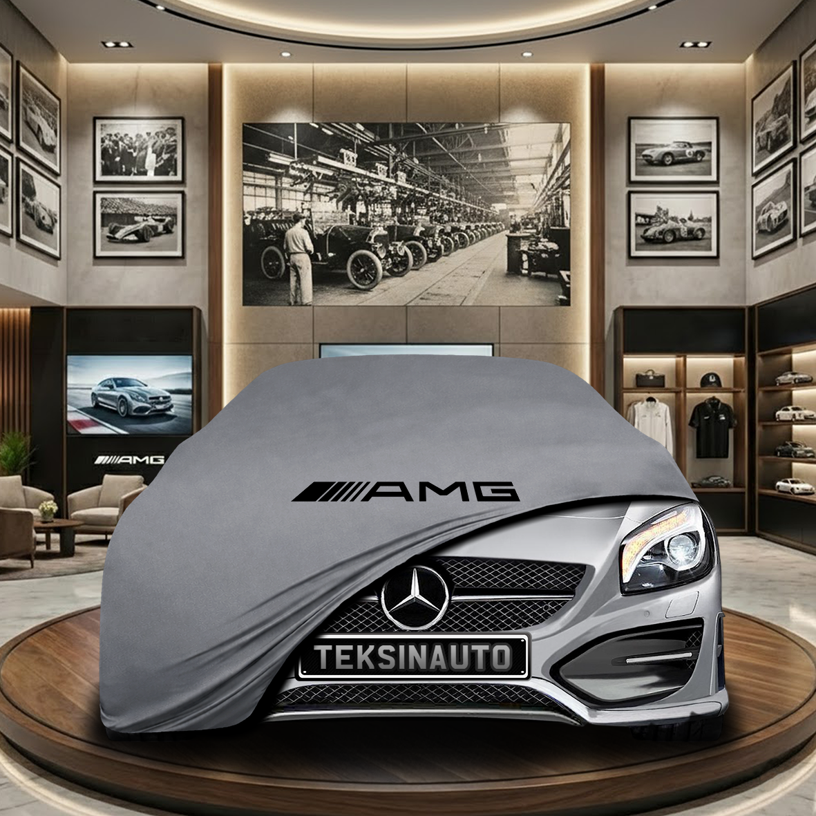 MERCEDES SL R231 2012-2020 Indoor Car Cover Custom Fit, Black, Gray, Blue, Red Color
