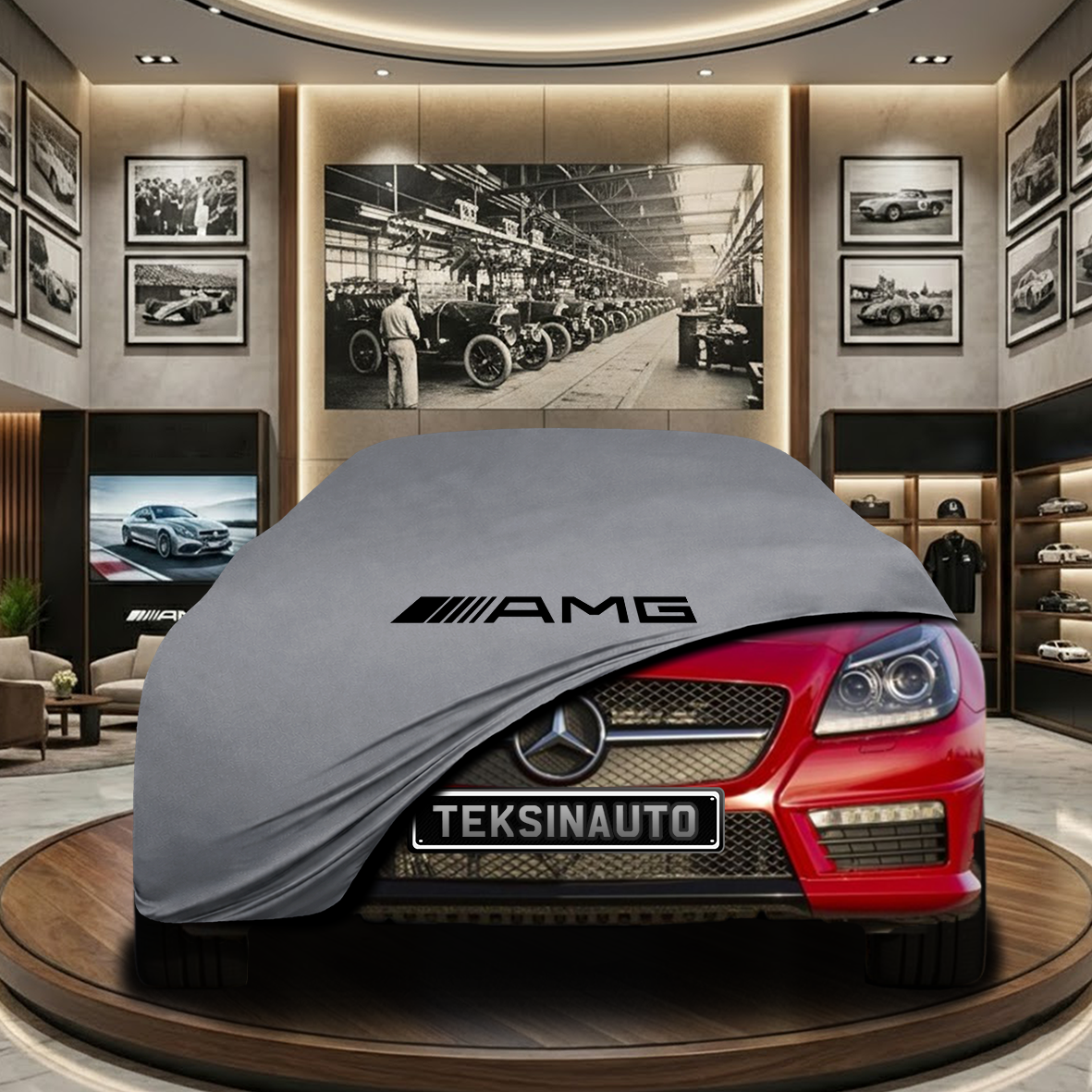 Mercedes Benz SLK R172 Indoor Car Cover Custom Fit, Black, Gray, Blue, Red Color