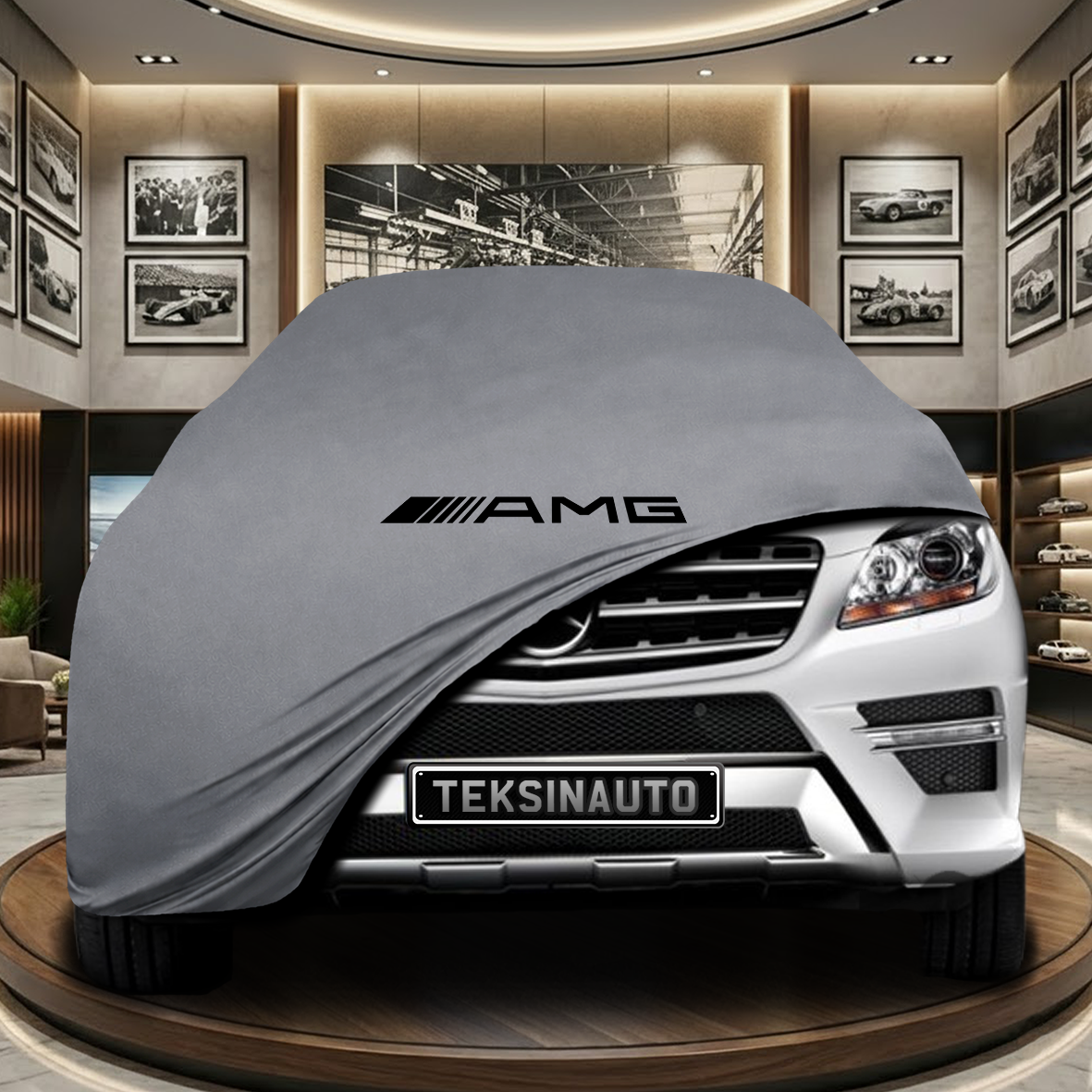 Mercedes Benz M W166 Indoor Car Cover Custom Fit, Black, Gray, Blue, Red Color