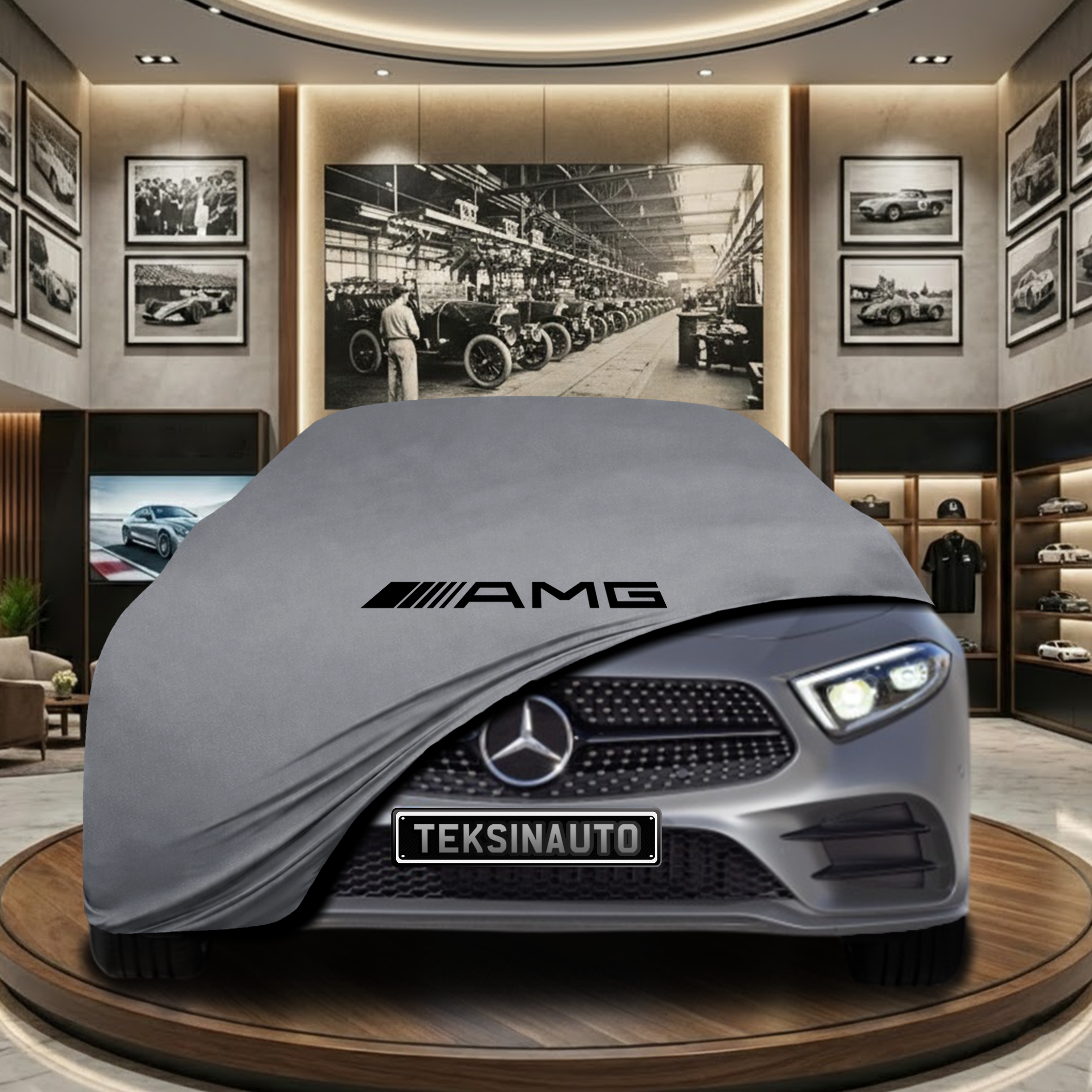 MERCEDES CLS W257 2018-  Indoor Car Cover Custom Fit, Black, Gray, Blue, Red Color