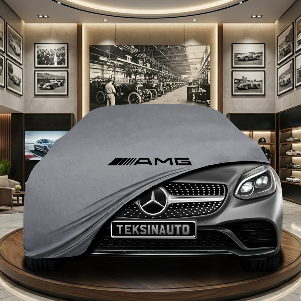MERCEDES SLC R173 Indoor Car Cover Custom Fit, Black, Gray, Blue, Red Color