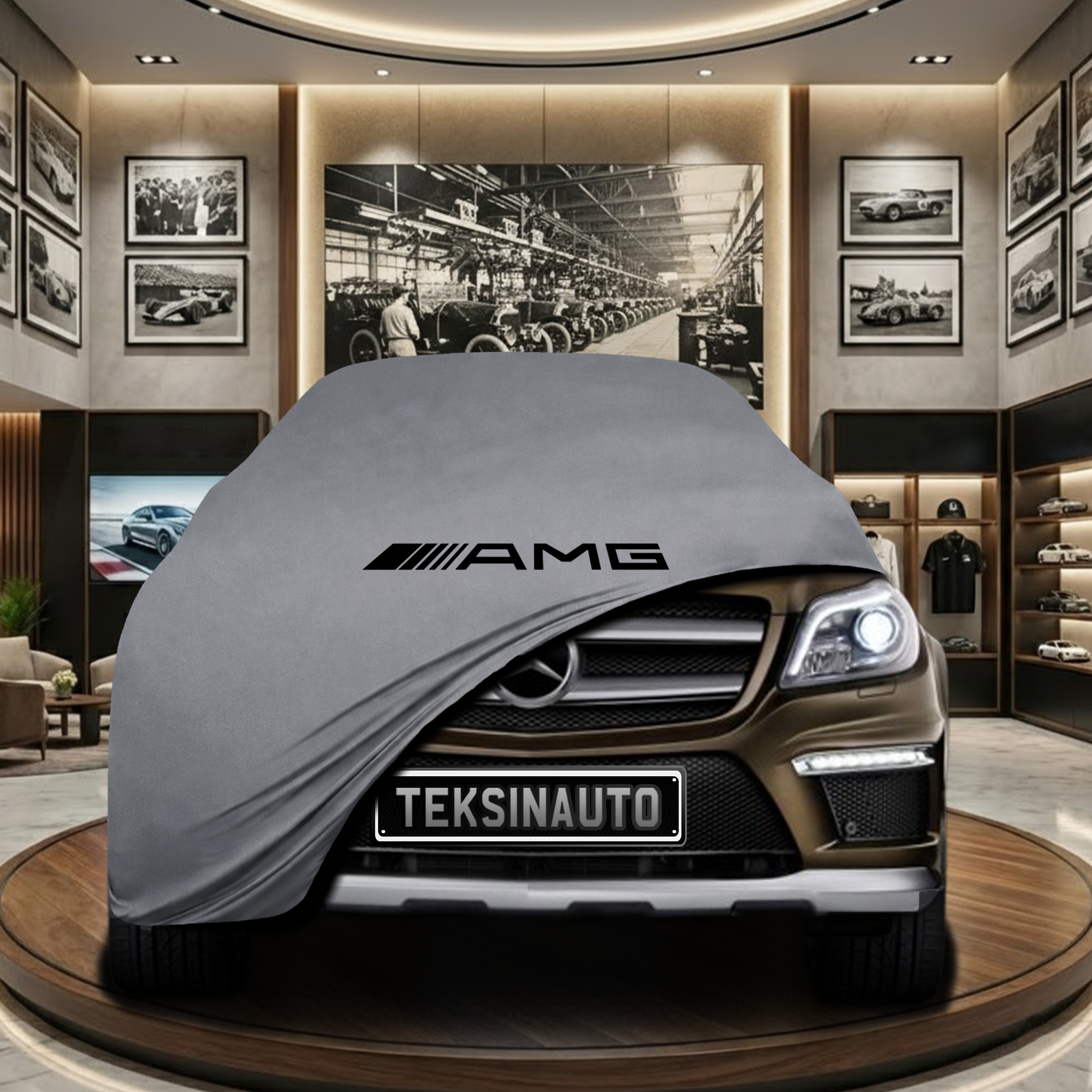 Mercedes Benz GL (X166) Indoor Car Cover Custom Fit, Black, Gray, Blue, Red Color