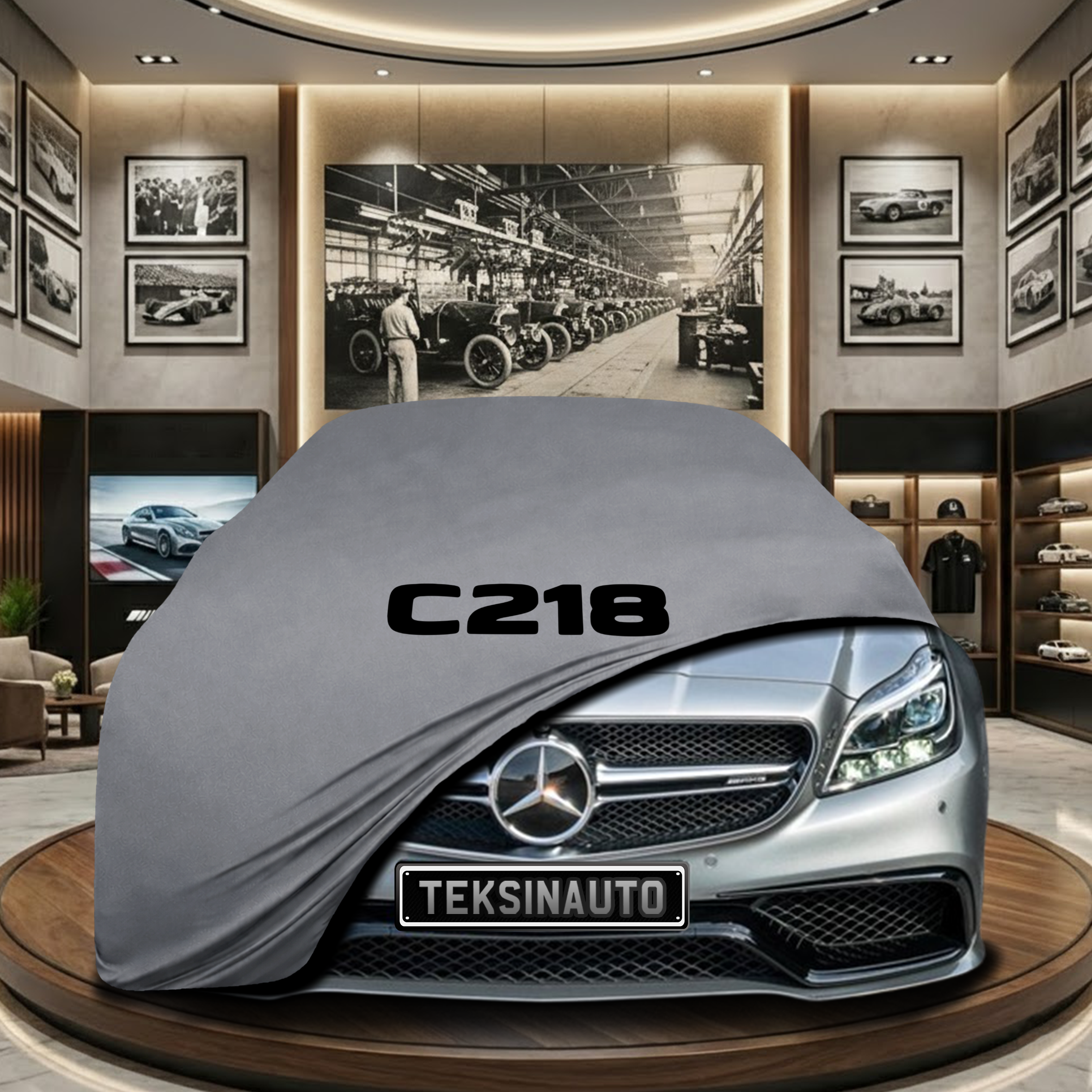 Mercedes Benz Cls C218 Indoor Car Cover Custom Fit, Black, Gray, Blue, Red Color