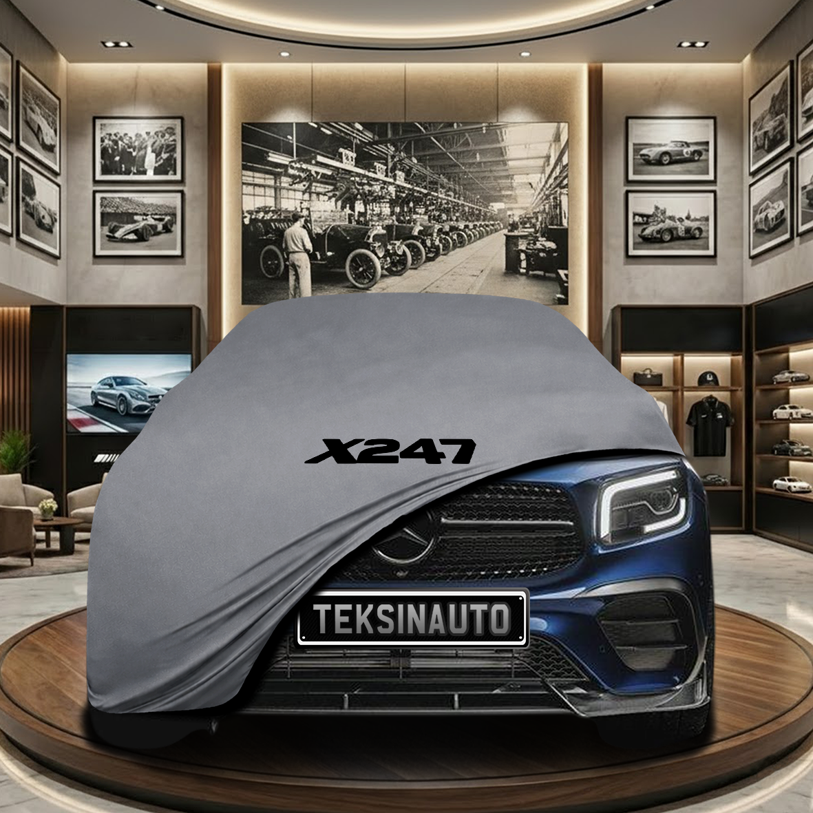 MERCEDES GLB X247 2020- Indoor Car Cover Custom Fit, Black, Gray, Blue, Red Color