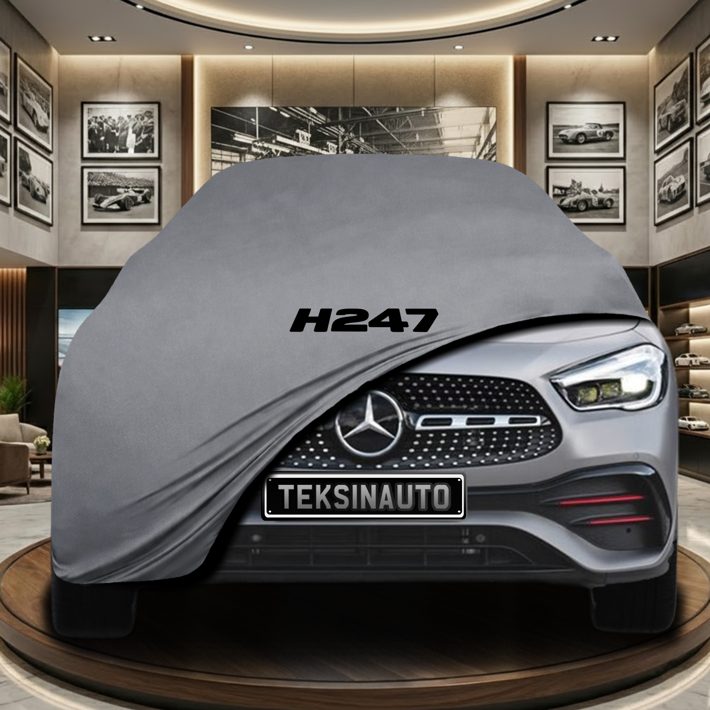 Mercedes Benz GLA H247 Indoor Car Cover Custom Fit, Black, Gray, Blue, Red Color