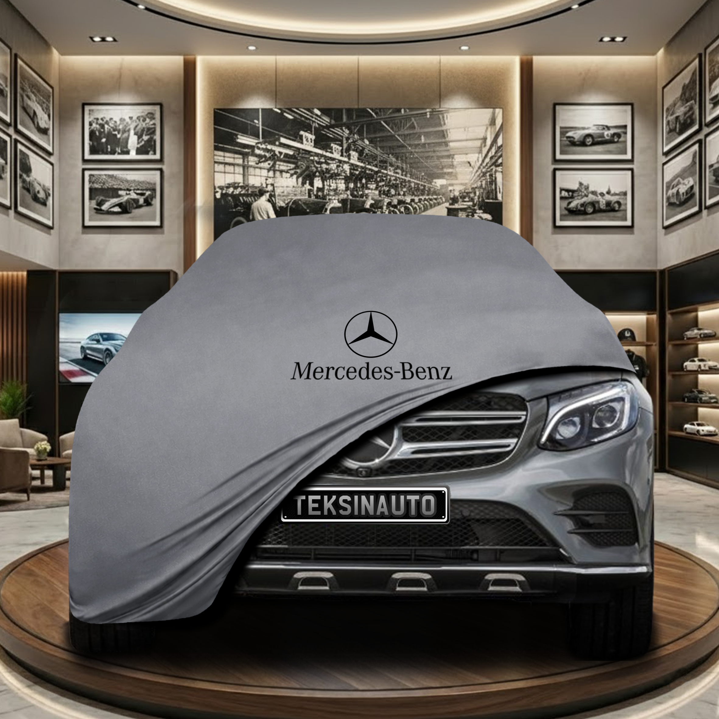 Mercedes Benz GLC X253 Indoor Car Cover Custom Fit, Black, Gray, Blue, Red Color