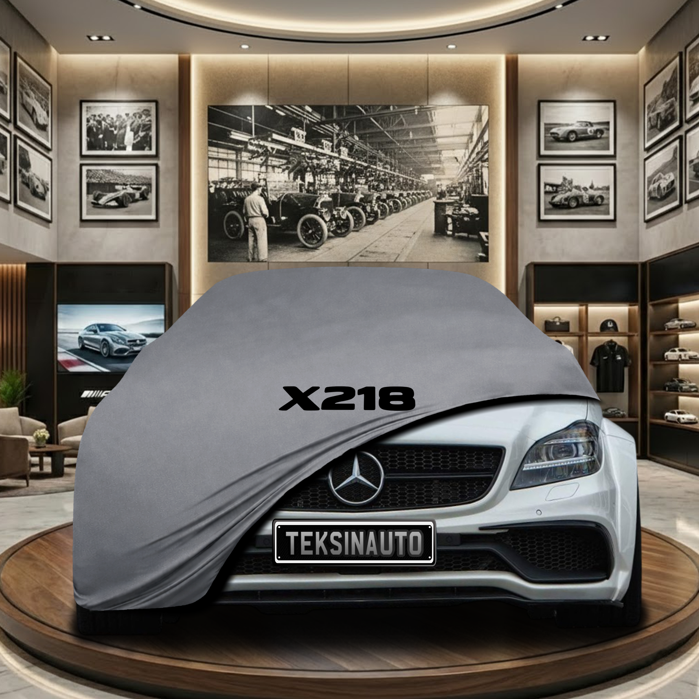 MERCEDES CLS X218 SW 2010-2018 Indoor Car Cover Custom Fit, Black, Gray, Blue, Red Color