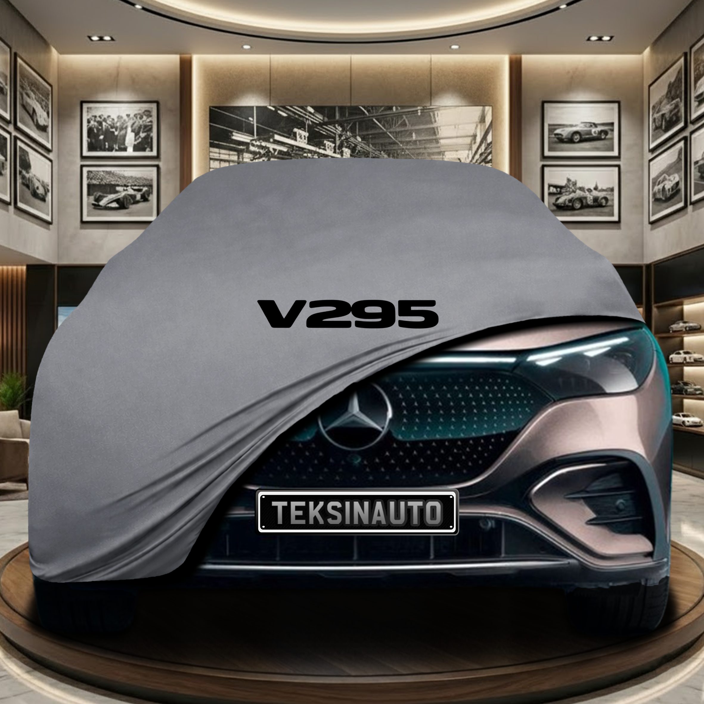 Mercedes Benz EQE (V295) Indoor Car Cover Custom Fit, Black, Gray, Blue, Red Color