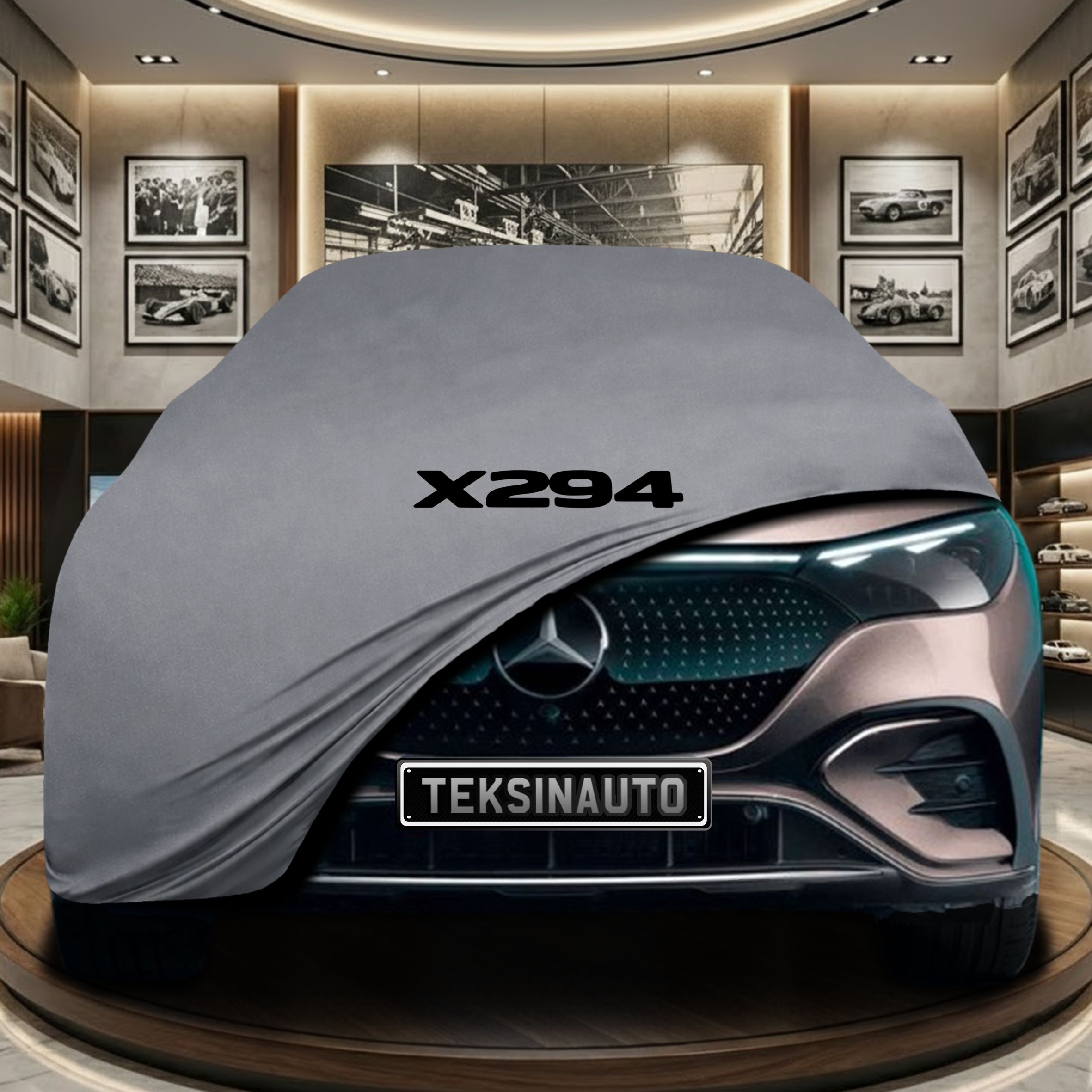 MERCEDES EQE X294 2023- Indoor Car Cover Custom Fit, Black, Gray, Blue, Red Color