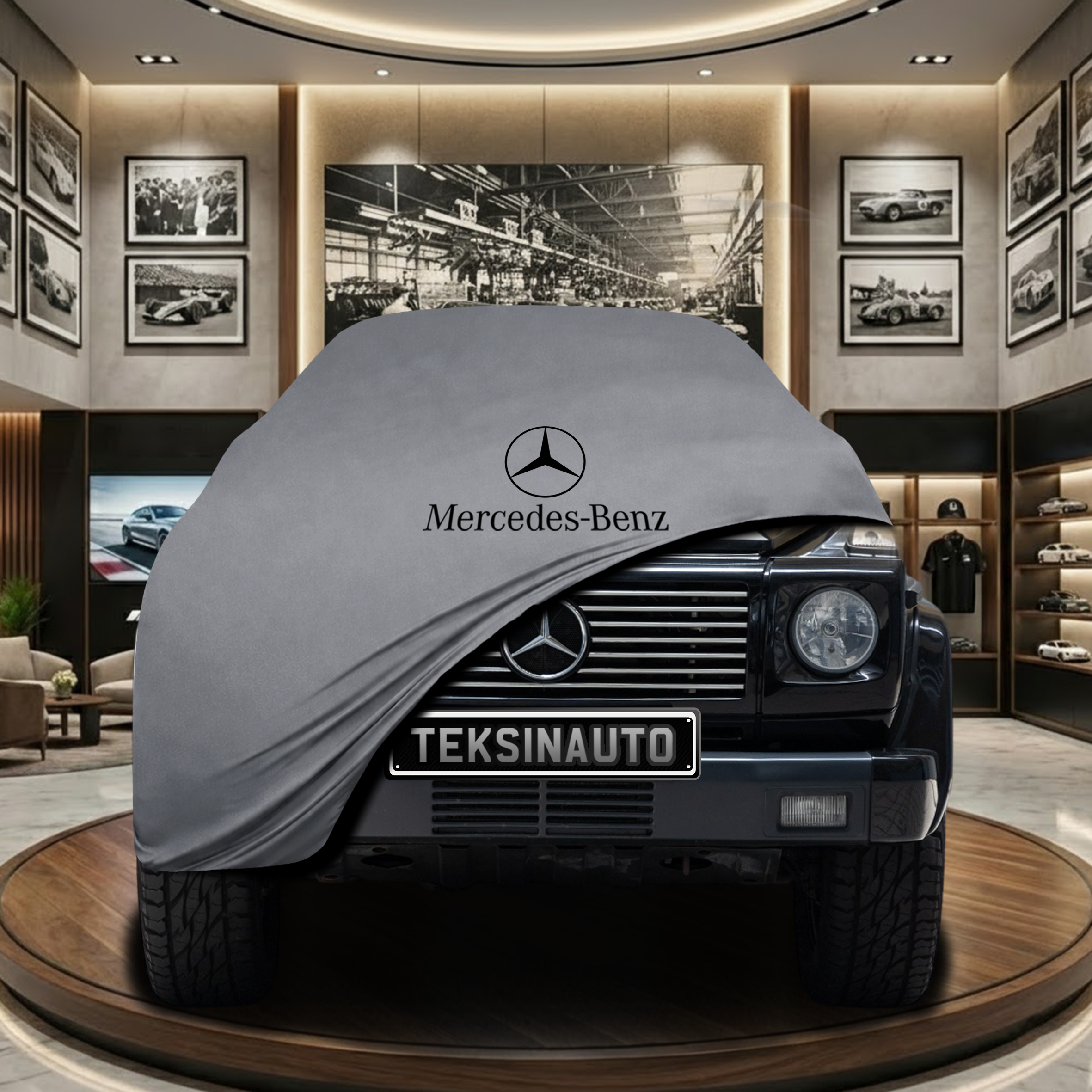 MERCEDES G W463 SWB Indoor Car Cover Custom Fit, Black, Gray, Blue, Red Color