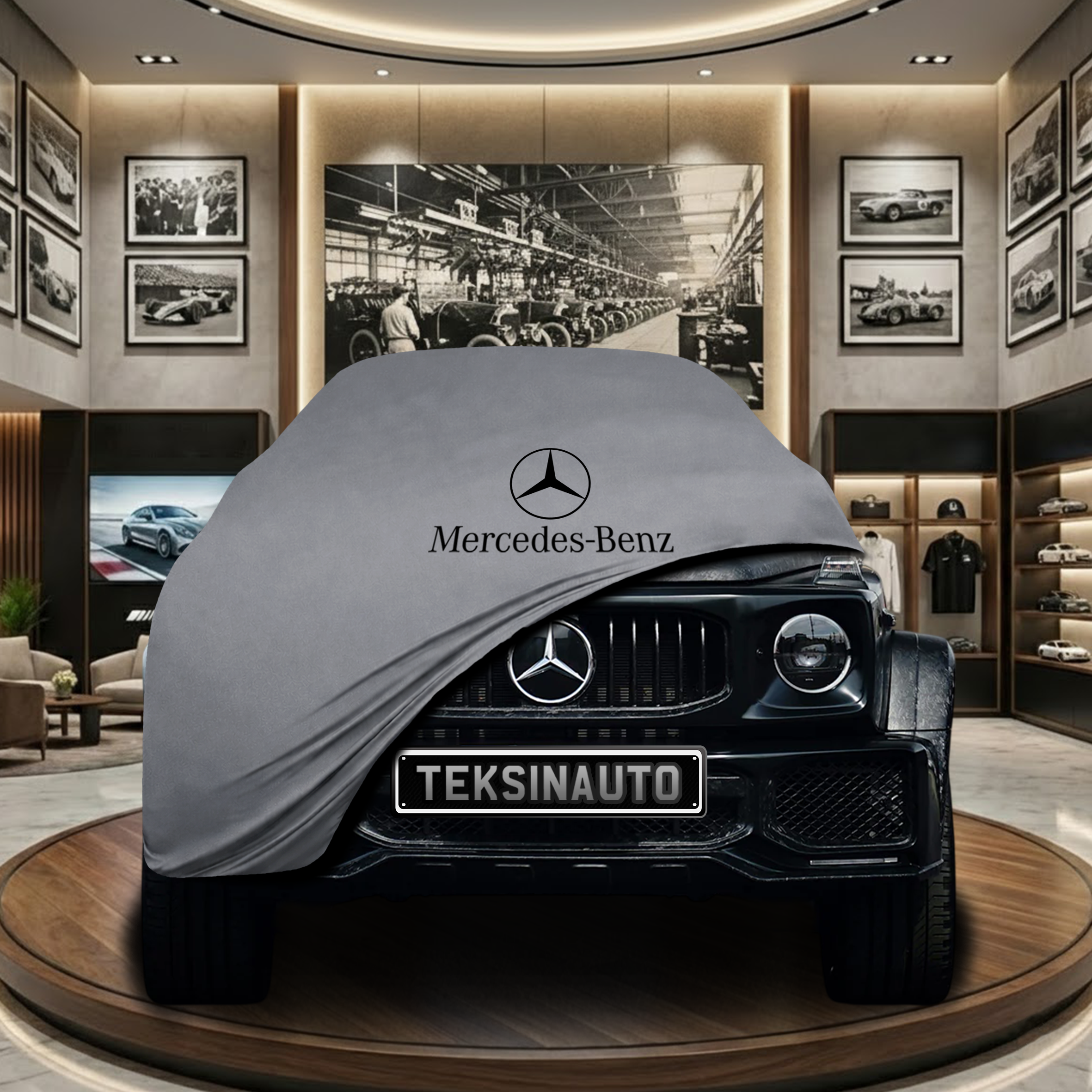 MERCEDES G W464 2018-2024 Indoor Car Cover Custom Fit, Black, Gray, Blue, Red Color