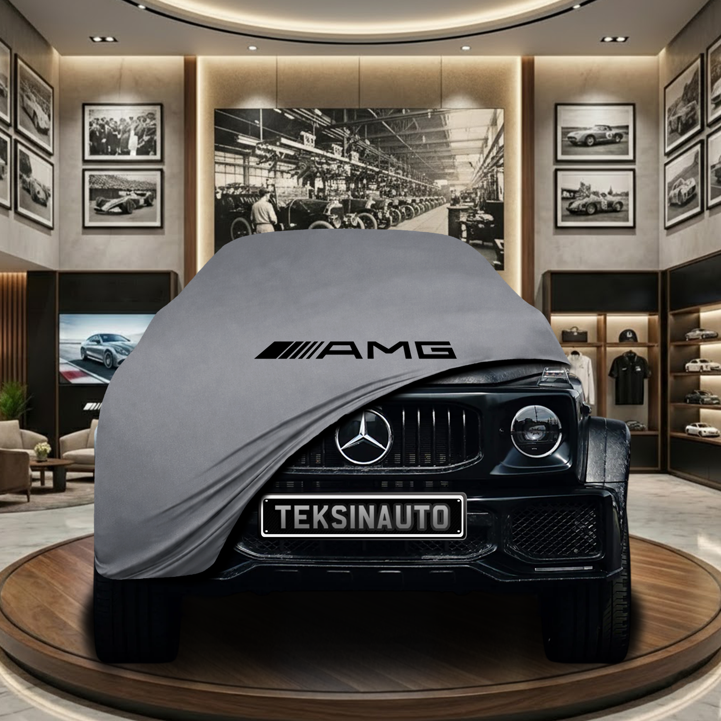 MERCEDES G W464 2018-2024 Indoor Car Cover Custom Fit, Black, Gray, Blue, Red Color