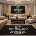 Shelby Premium Luxury Rug (60x87) INCH (150x220) cm Home, Garage & Display Carpet Auto Area Carpet, Car Garage Decor,Car Floor Mat