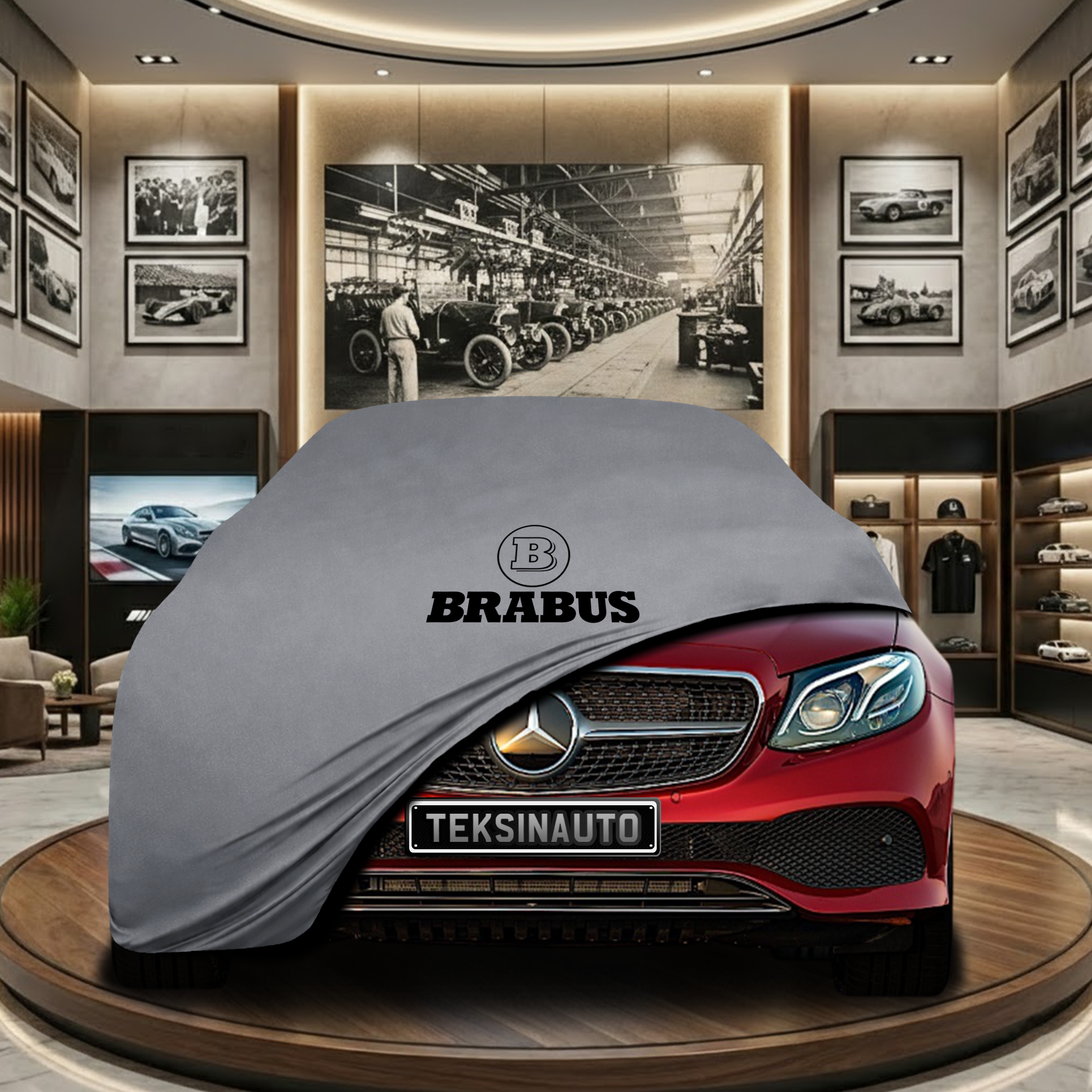 MERCEDES E C238 COUPE 2016-2023 Indoor Car Cover Custom Fit, Black, Gray, Blue, Red Color