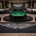 Aston Martin Premium Luxury Rug (60x87) INCH (150x220) cm Home, Garage & Display Carpet Auto Area Carpet, Car Garage Decor,Car Floor Mat