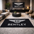 Bentley Premium Luxury Rug (60x87) INCH (150x220) cm Home, Garage & Display Carpet Auto Area Carpet, Car Garage Decor,Car Floor Mat