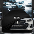 BMW 5 SERİSİ STATİON WAGON G31 (2017-2020) Custom Fit Indoor Car Cover Soft Stretch Black Gray Blue Red Dust Protection Garage Cover Laser Cut + Bag