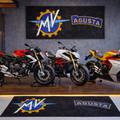 MV AGUSTA Premium Custom Rug (28x87) INCHS (75x220)Cm – Motorcycle Garage & Room Decor