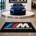 BMW M PERFORMANCE Premium Luxury Rug (60x87) INCH (150x220) cm Home, Garage & Display Carpet Auto Area Carpet, Car Garage Decor,Car Floor Mat