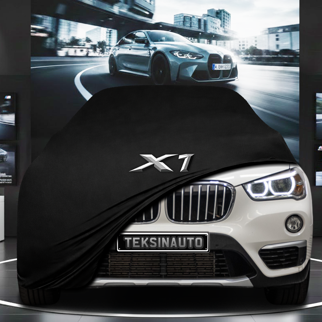 BMW X1 F48 (2015-2022) Custom Fit Indoor Car Cover Soft Stretch Black Gray Blue Red Dust Protection Garage Cover Laser Cut + Bag