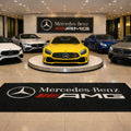 Mercedes Benz AMG Premium Luxury Rug (60x87) INCH (150x220) cm Home, Garage & Display Carpet Auto Area Carpet, Car Garage Decor,Car Floor Mat