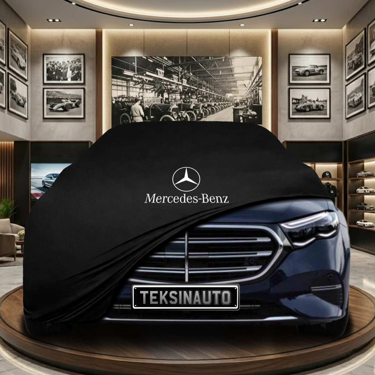 MERCEDES E S214 SW 2023- Indoor Car Cover Custom Fit, Black, Gray, Blue, Red Color
