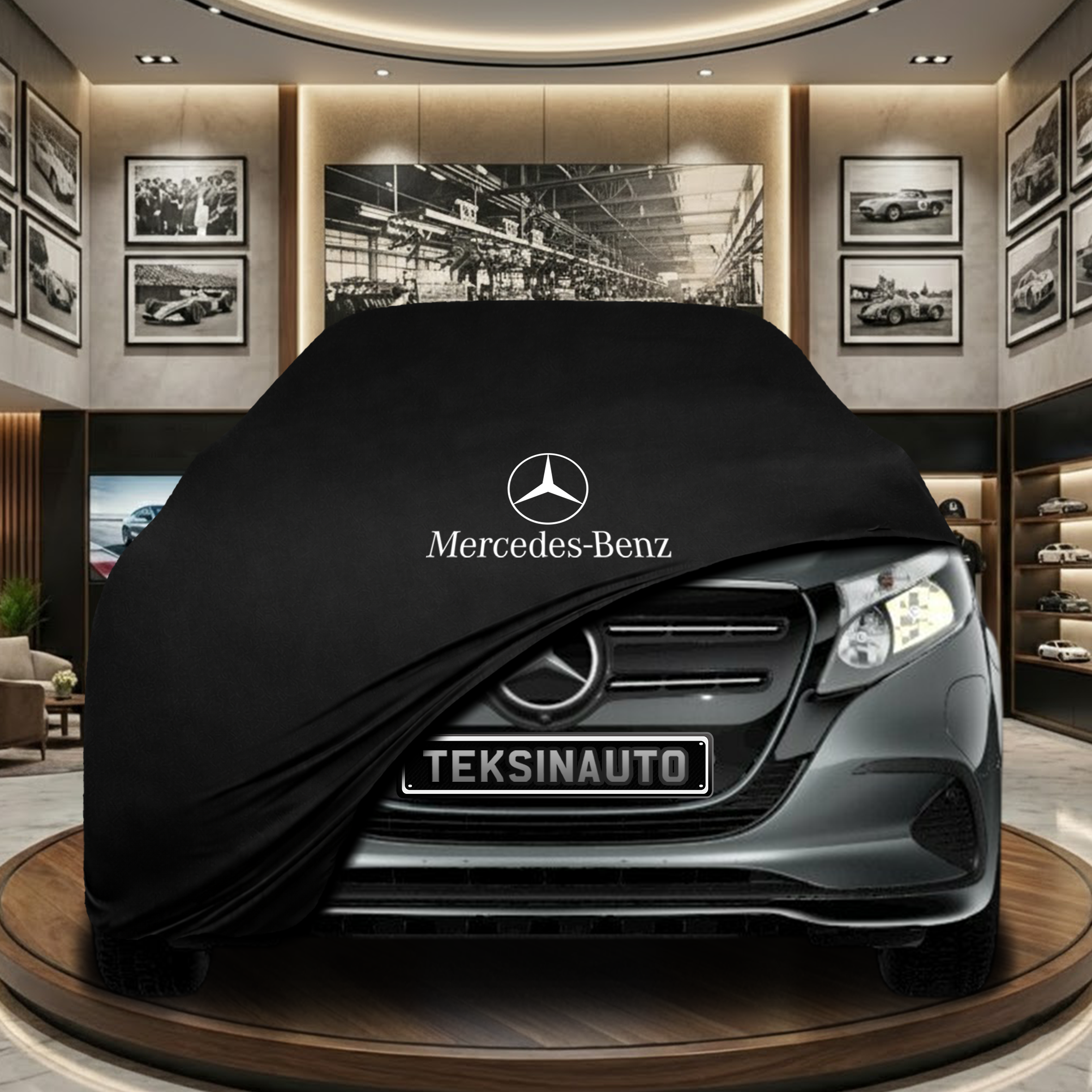 MERCEDES EQV W447 2020- Indoor Car Cover Custom Fit, Black, Gray, Blue, Red Color