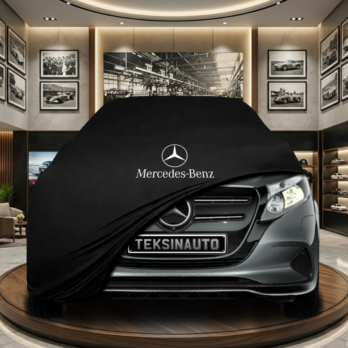 MERCEDES EQV W447 2020- Indoor Car Cover Custom Fit, Black, Gray, Blue, Red Color