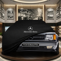 Mercedes Benz S C126 Coupe Indoor Car Cover Custom Fit, Black, Gray, Blue, Red Color