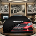 MERCEDES C C205 COUPE 2014-2021 Car Cover Custom Fit, Black, Gray, Blue, Red Color