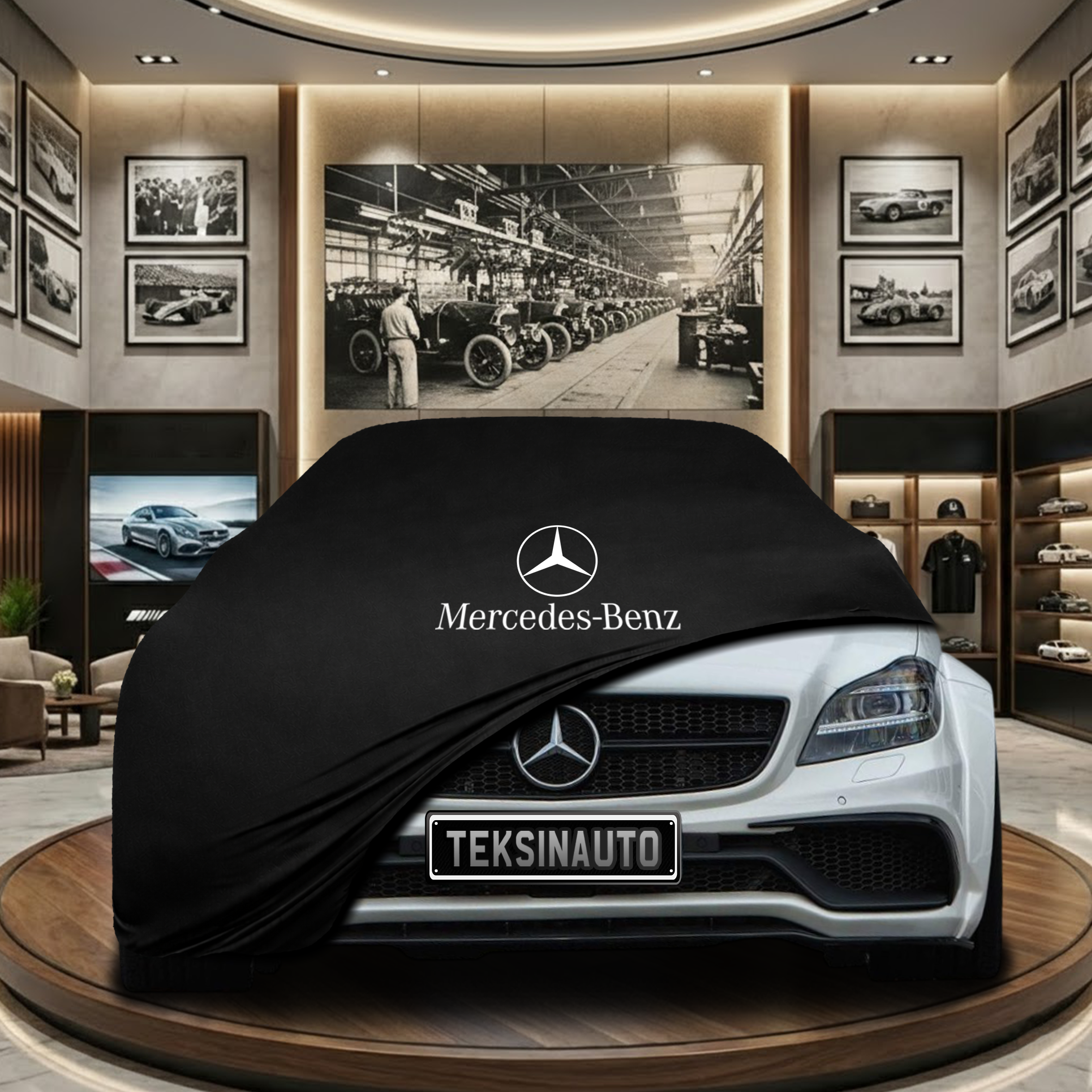 MERCEDES CLS X218 SW 2010-2018 Indoor Car Cover Custom Fit, Black, Gray, Blue, Red Color