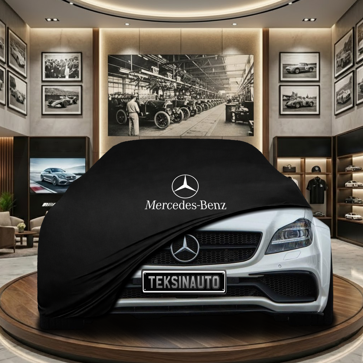 MERCEDES CLS X218 SW 2010-2018 Indoor Car Cover Custom Fit, Black, Gray, Blue, Red Color