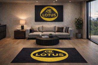 LOTUS Premium Luxury Rug (60x87) INCH (150x220) cm Home, Garage & Display Carpet Auto Area Carpet, Car Garage Decor,Car Floor Mat