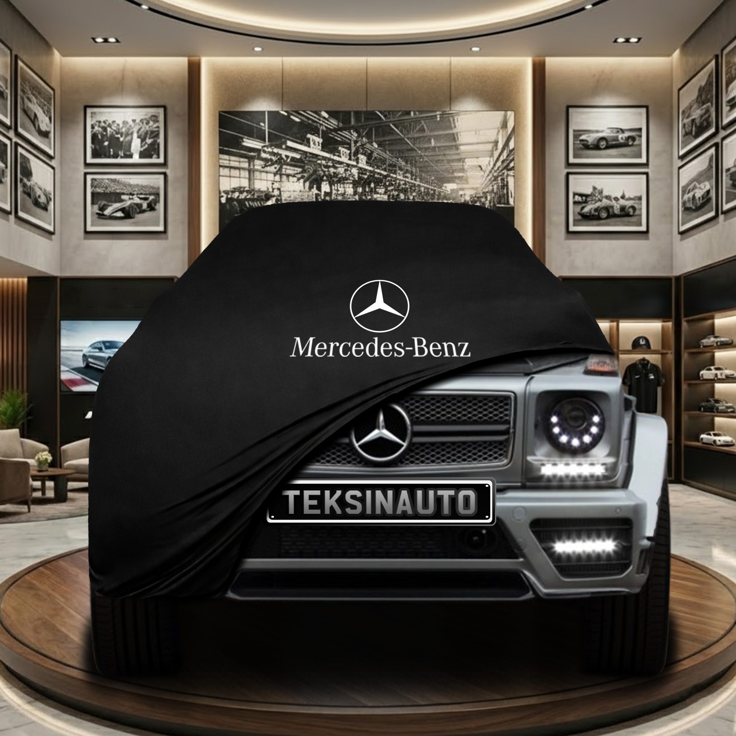 Mercedes Benz G W463 Indoor Car Cover Custom Fit, Black, Gray, Blue, Red Color
