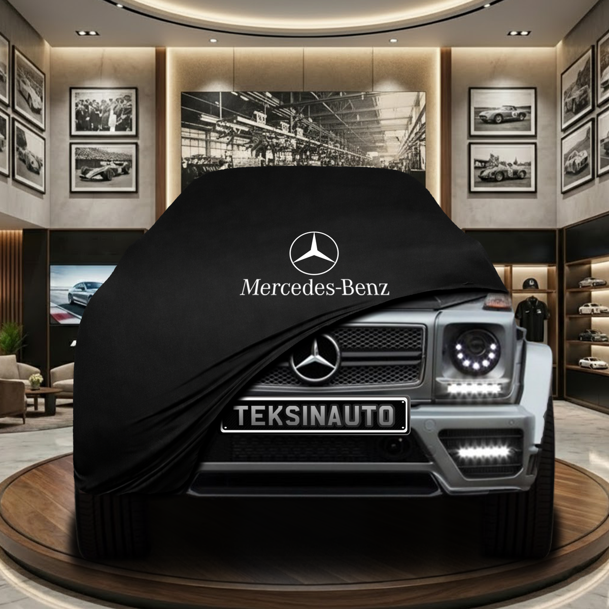 Mercedes Benz G W463 Indoor Car Cover Custom Fit, Black, Gray, Blue, Red Color
