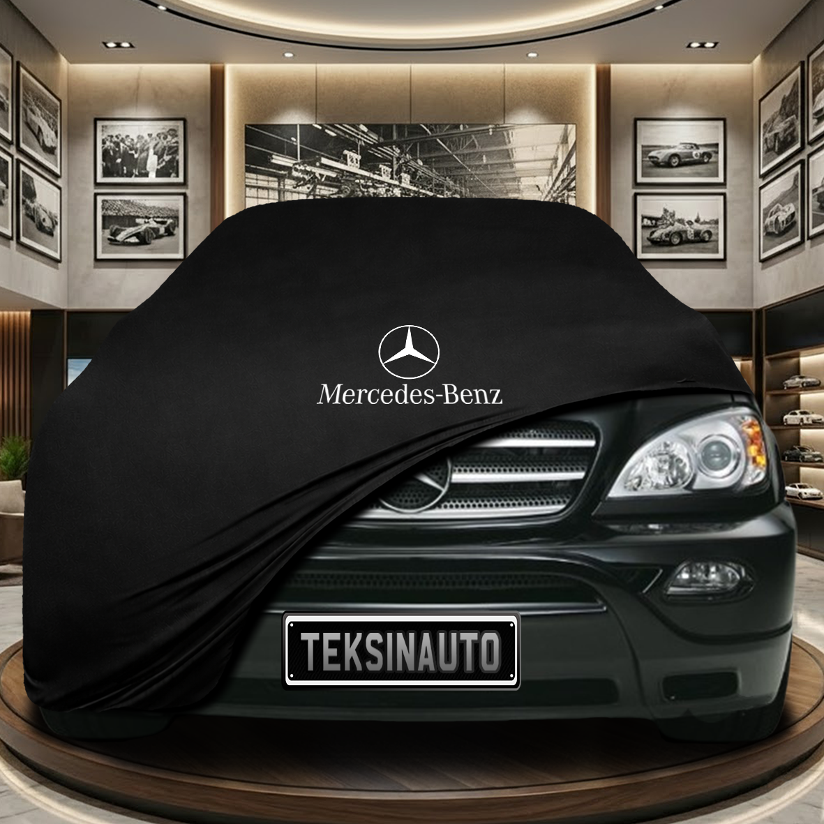 Mercedes Benz M W163 Indoor Car Cover Custom Fit, Black, Gray, Blue, Red Color